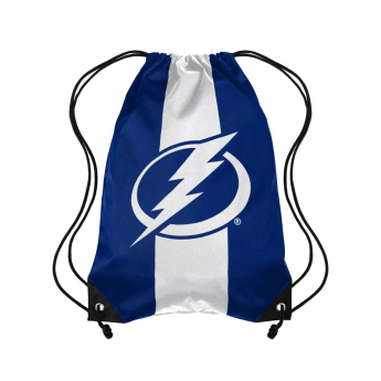 Tampa Bay Lightning worek na buty FOCO Team Stripe Drawstring Backpack