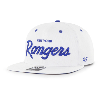 New York Rangers czapka flat baseballówka Crosstown Pop 47 CAPTAIN NHL white