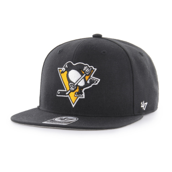 Pittsburgh Penguins czapka flat baseballówka No Shot 47 CAPTAIN NHL black