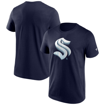 Seattle Kraken koszulka męska Chrome Graphic T-Shirt Maritime Blue