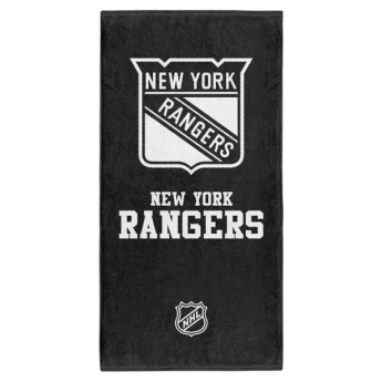 New York Rangers ręcznik plażowy Classic black