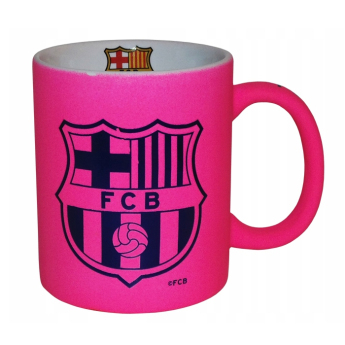 Barcelona kubek pink fluo