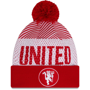 Manchester United czapka zimowa dziecięca Engineered Cuff Red