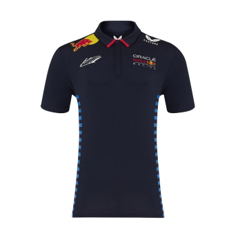 Red Bull Racing męska koszulka polo Driver Max Verstappen blue F1 Team 2024