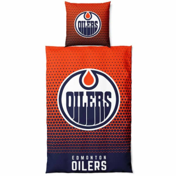 Edmonton Oilers pościel na jedno łóżko Dots