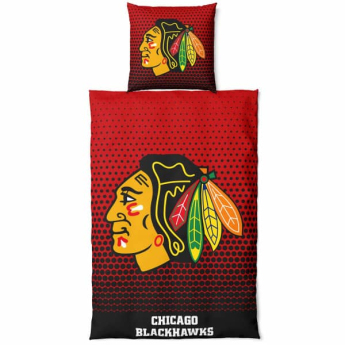 Chicago Blackhawks pościel na jedno łóżko Dots