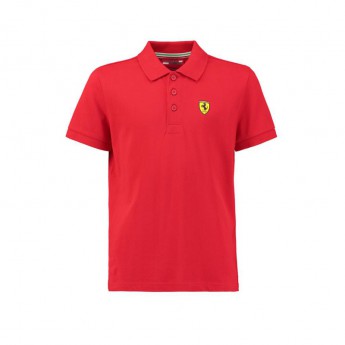 Ferrari dziecięca koszulka polo Classic red F1 Team 2018