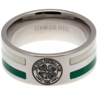 FC Celtic pierścionek Colour Stripe Ring Medium