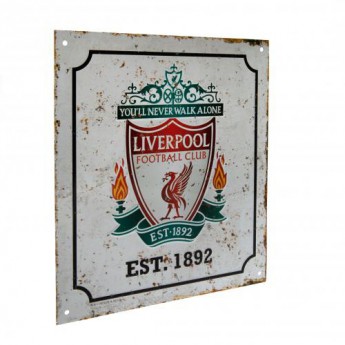 Liverpool tablica na ścianę Retro Logo Sign