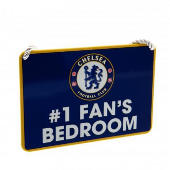 Chelsea ozdoba do sypialni blue Bedroom Sign No1 Fan