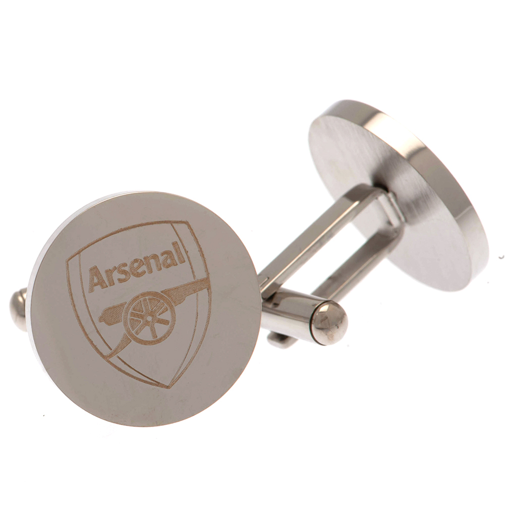 Arsenal spinki mankietowe Stainless Steel Round Cufflinks