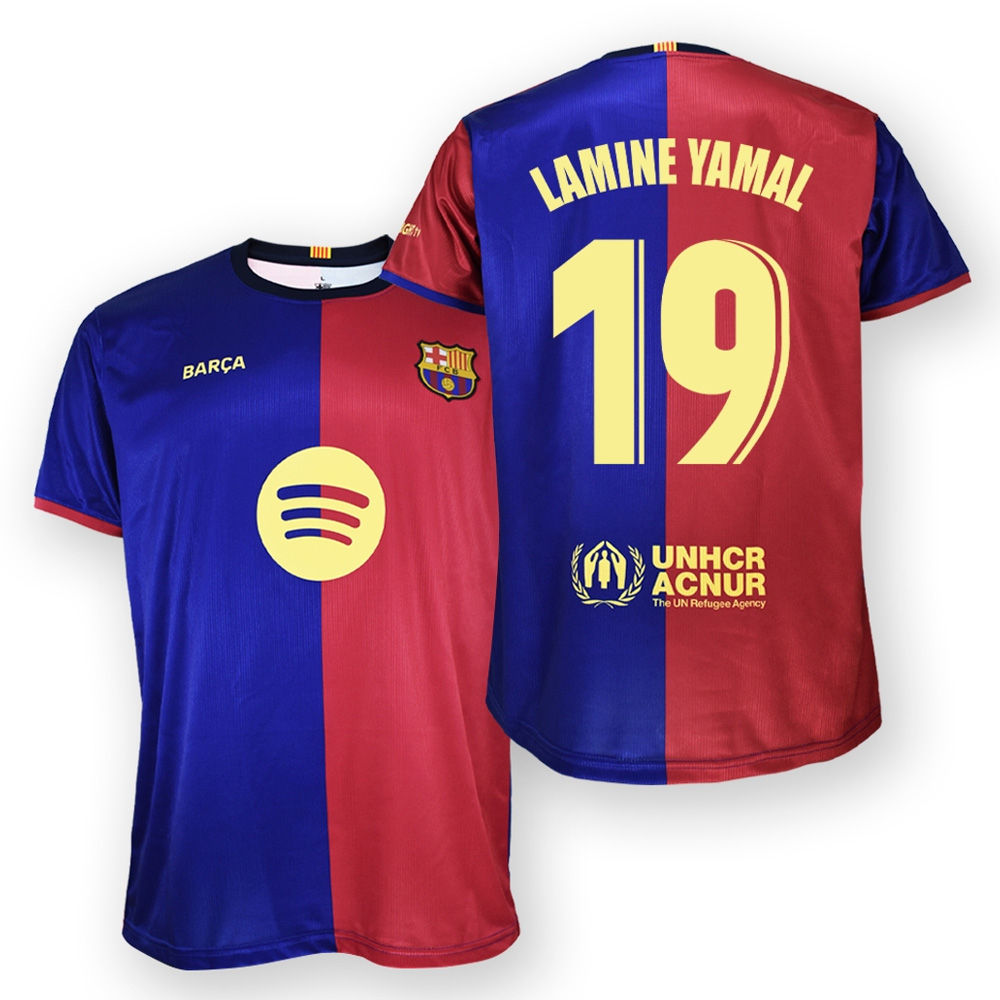 Barcelona piłkarska koszulka meczowa 24/25 Home Yamal - M