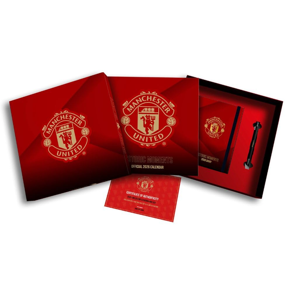 Manchester United kalendarz i dziennik Musical Gift Box 2026