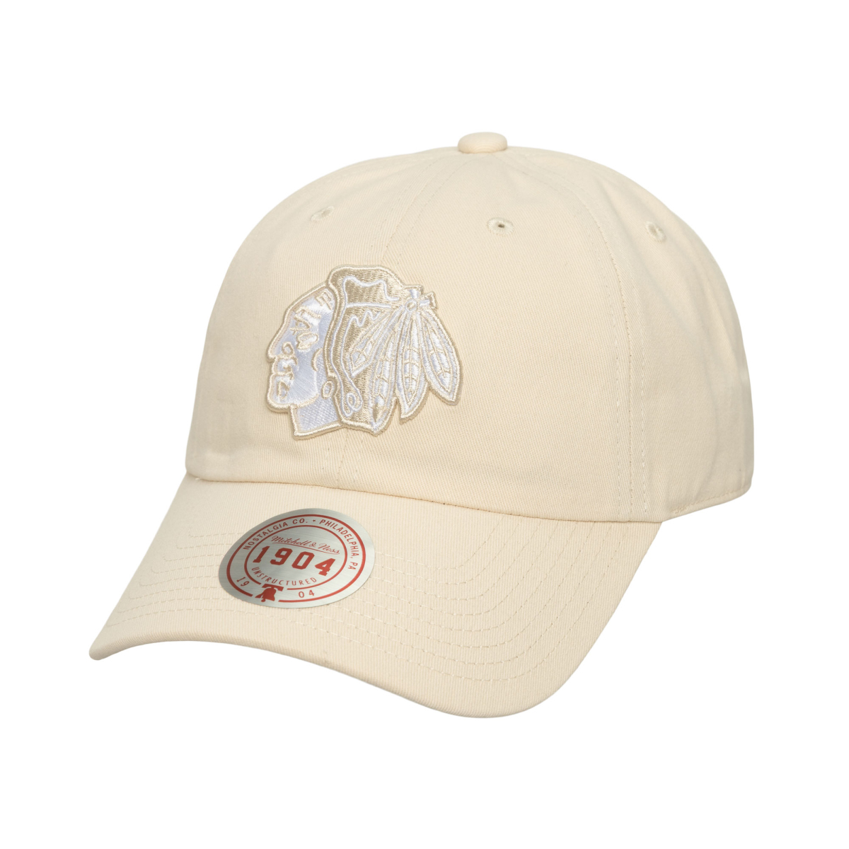Chicago Blackhawks czapka flat baseballówka Fashion Basic Strapback white