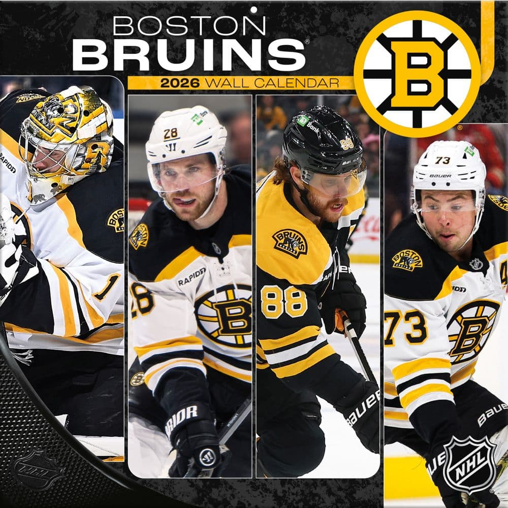 Boston Bruins kalendarz 2026 Wall