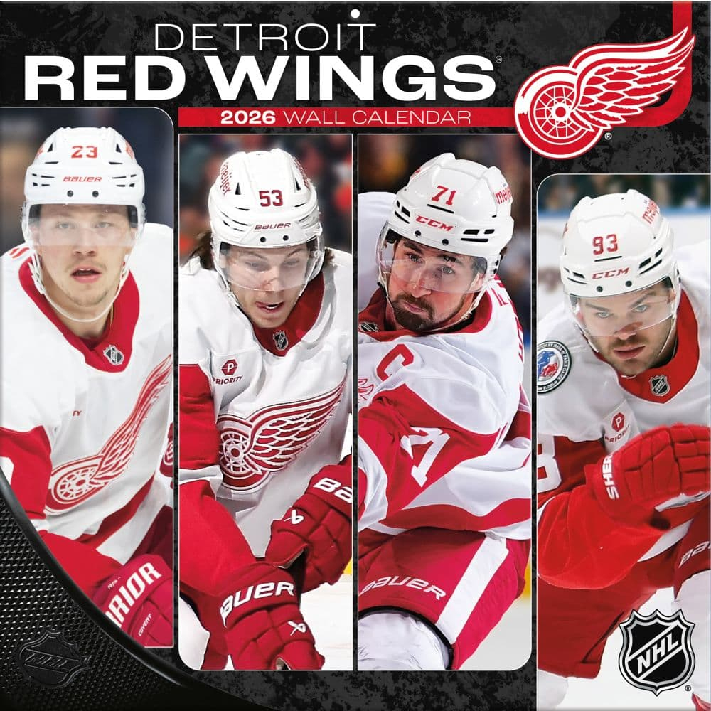 Detroit Red Wings kalendarz 2026 Wall