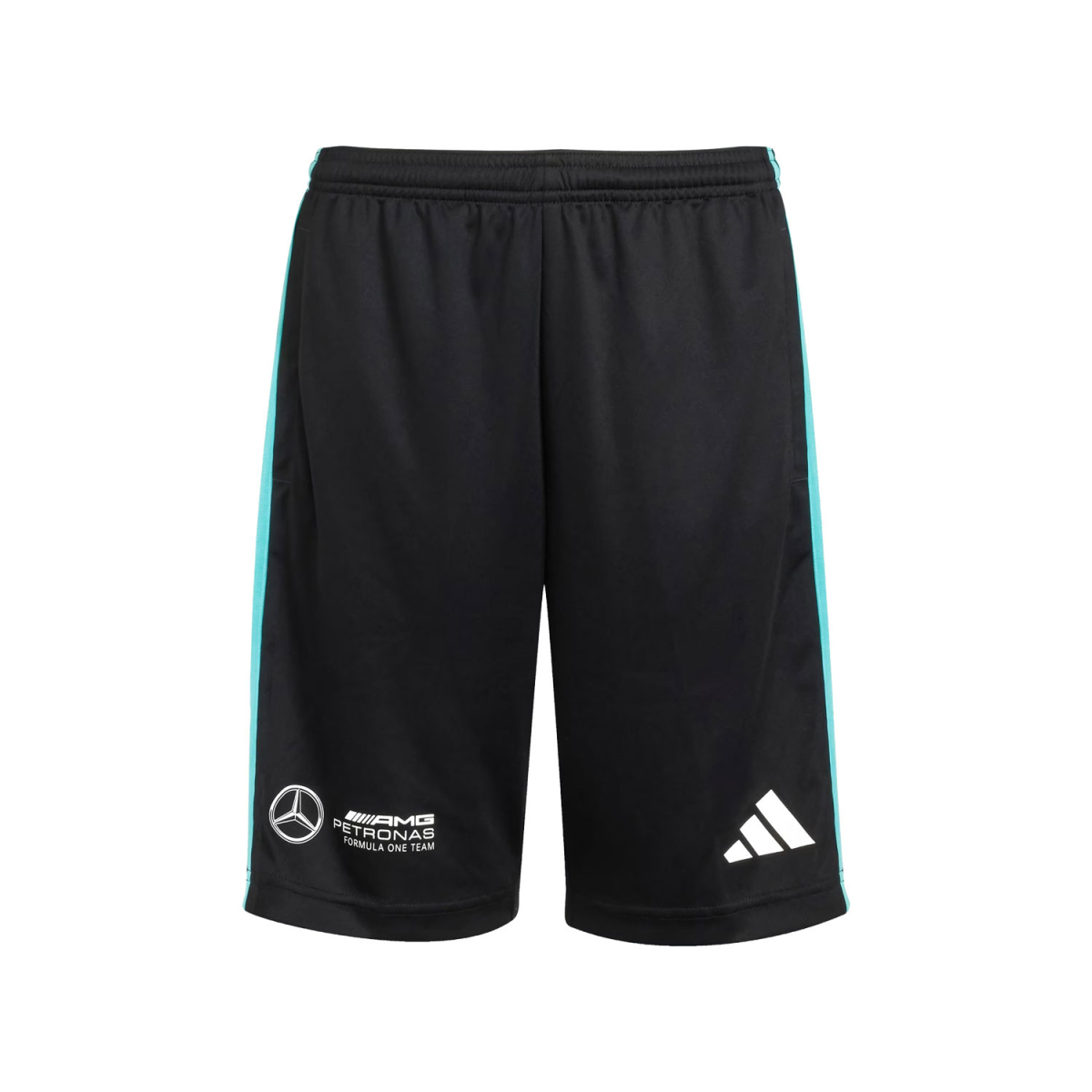 Mercedes AMG Petronas dziecięce spodenki DNA Logo black F1 Team 2025