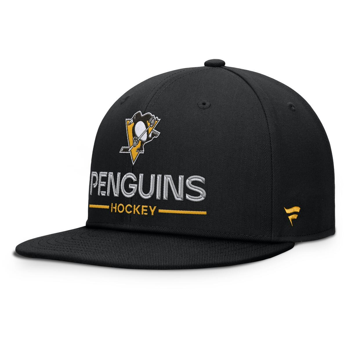 Pittsburgh Penguins czapka flat baseballówka Authentic Pro A/Cap Flat Brim Square Visor Structured Adjustable