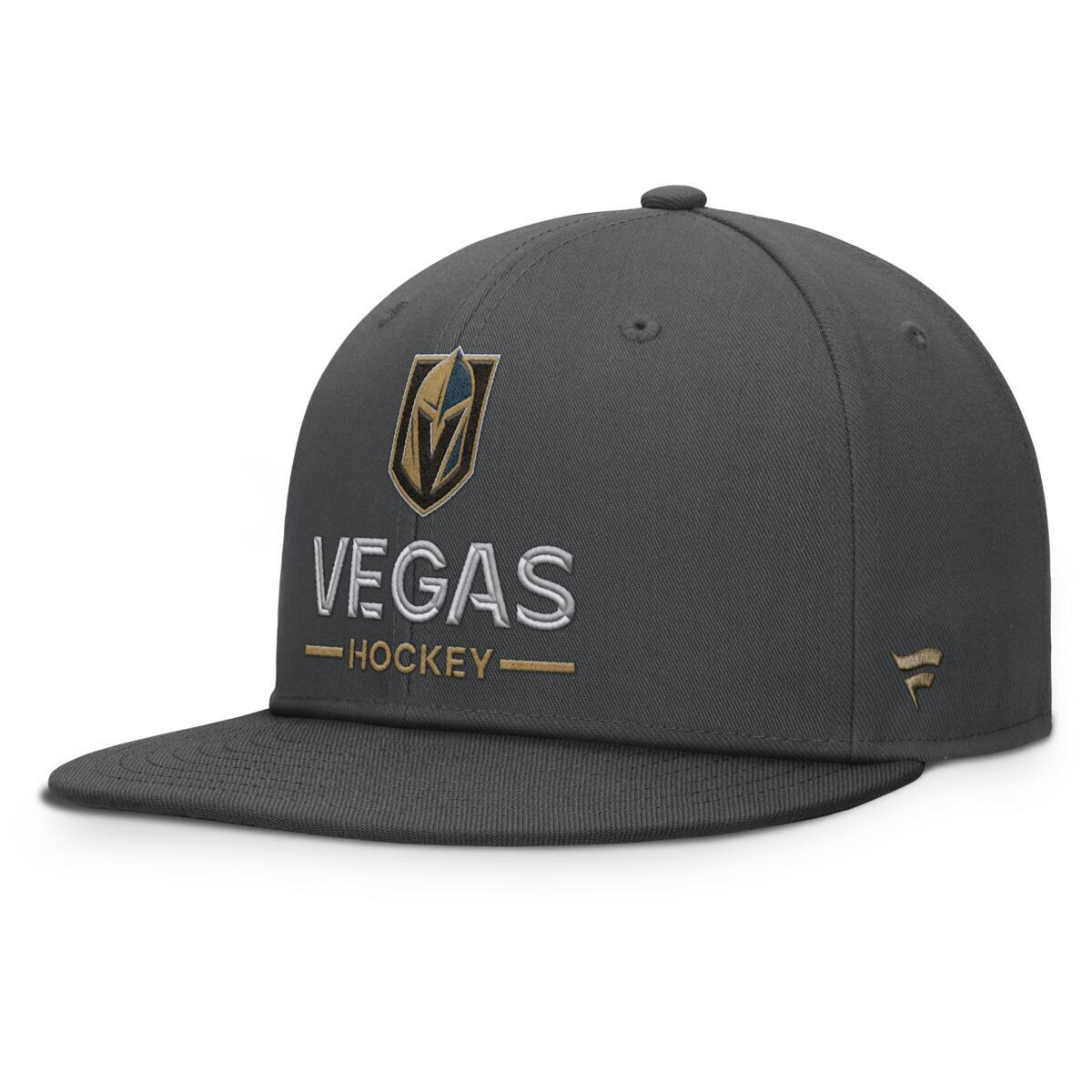 Vegas Golden Knights czapka flat baseballówka Authentic Pro A/Cap Flat Brim Square Visor Structured Adjustable