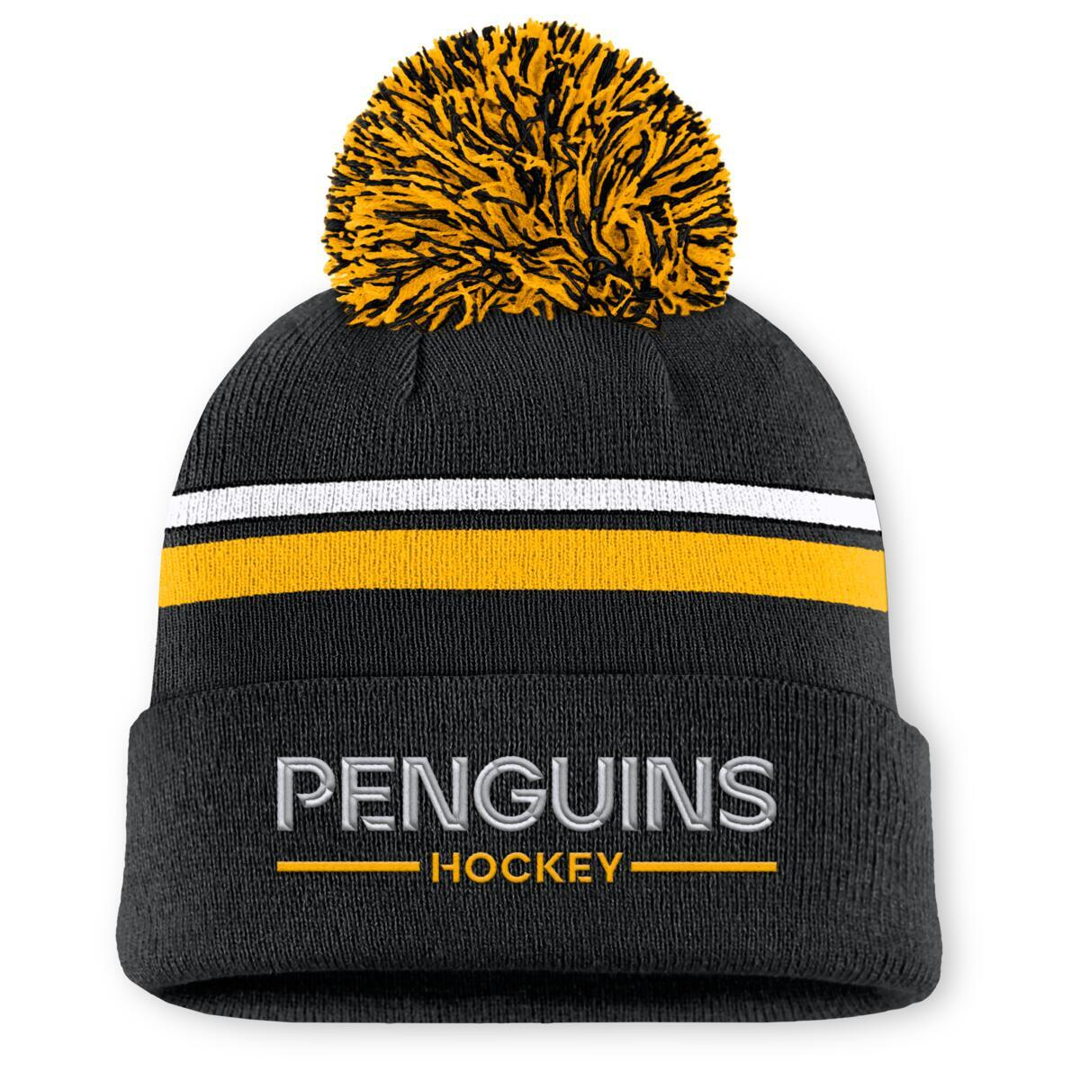 Pittsburgh Penguins czapka zimowa damska Authentic Pro W/Cap Cuffed Pom Beanie
