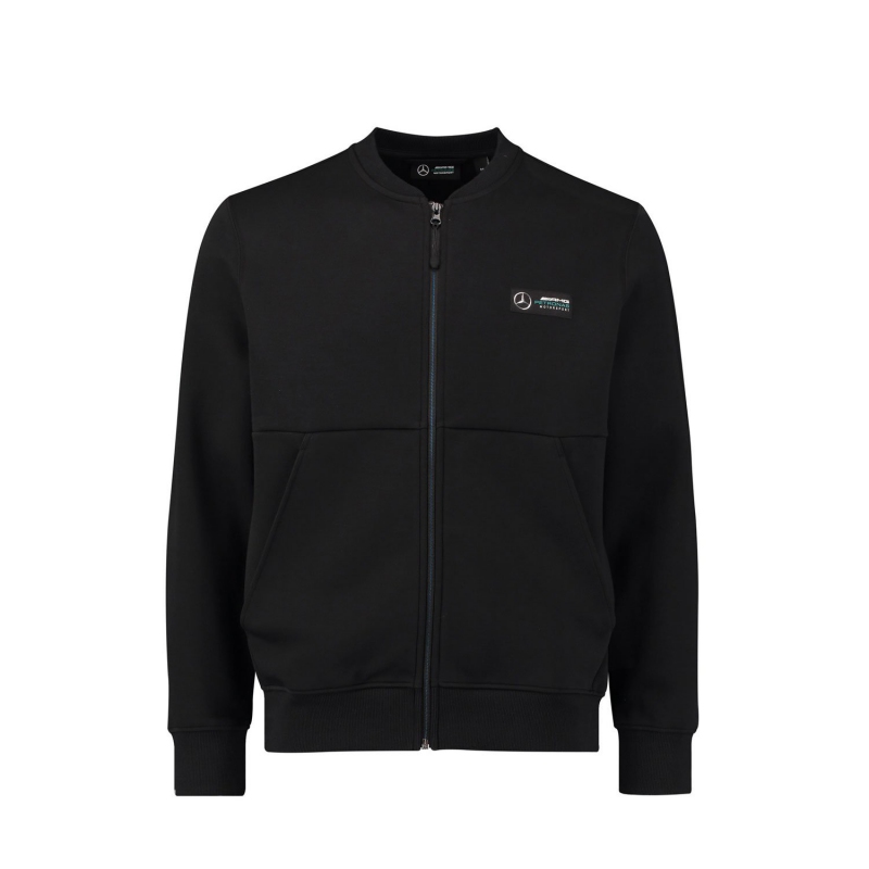 Mercedes AMG Petronas bluza męska zipper Logo black F1