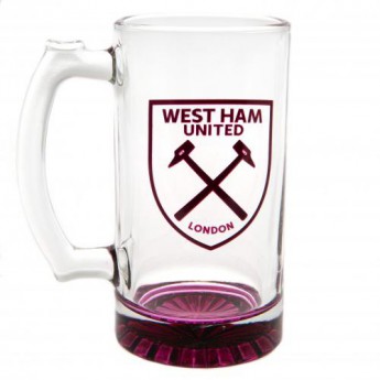West Ham United szklanka Stein Glass Tankard