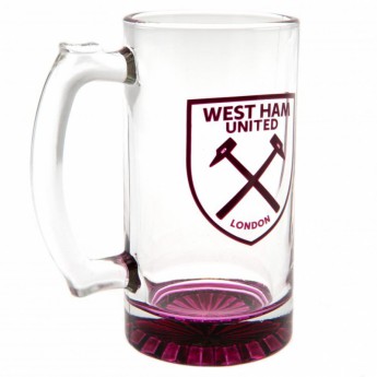 West Ham United szklanka Stein Glass Tankard