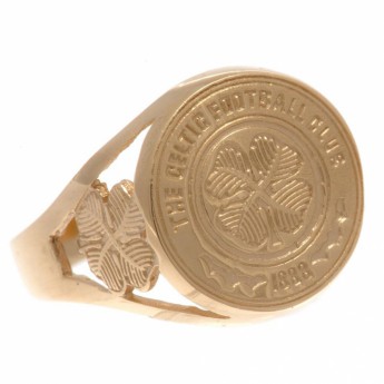 FC Celtic pierścionek 9ct Gold Crest Ring Small