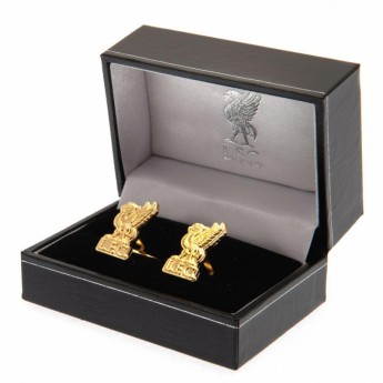 Liverpool spinki mankietowe Gold Plated Cufflinks LB