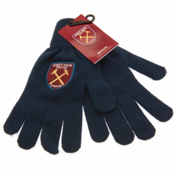 West Ham United rękawice z dzianiny Knitted Gloves Adults