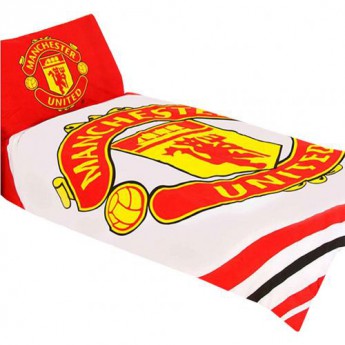 Manchester United pościel na jedno łóżko Single Duvet Set PL
