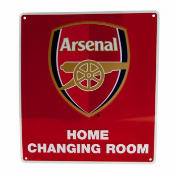 Arsenal tablica na ścianę red home changing room