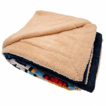 Manchester City koc flis Sherpa Blanket
