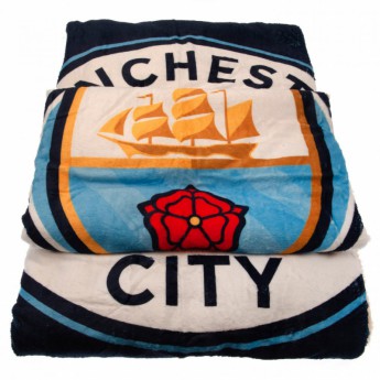Manchester City koc flis Sherpa Blanket