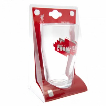 Liverpool szklanka Champions of Europe Tulip Pint Glass