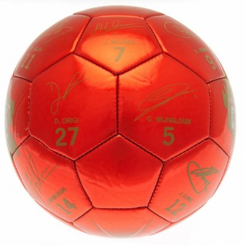Liverpool piłka Champions Of Europe Football Signature - size 5