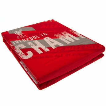 Liverpool pościel na jedno łóżko Champions of Europe Single Duvet Set