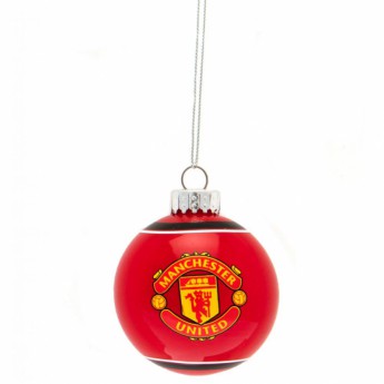 Manchester United ozdoby świąteczne Glass Bauble