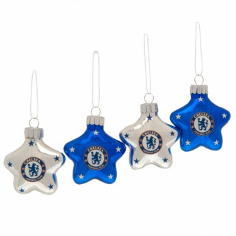 Chelsea ozdoby świąteczne 4pk Star Baubles