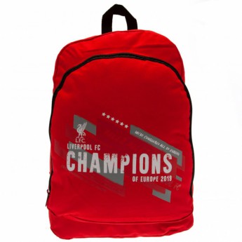 Liverpool plecak Champions of Europe Backpack