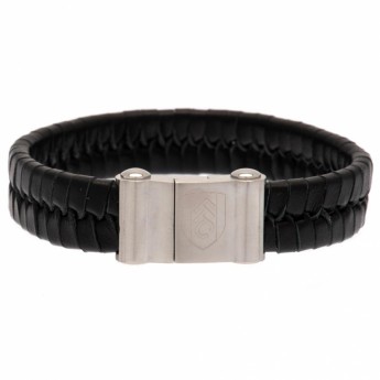 Fulham bransoletka skórzana Plait Leather Bracelet