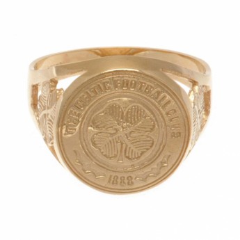 FC Celtic pierścionek 9ct Gold Crest Ring Large