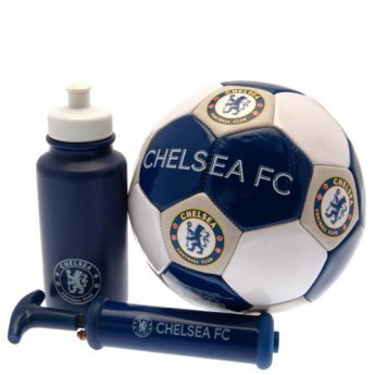 Chelsea zestaw piłkarski water bottle - hand pump - size 3 ball