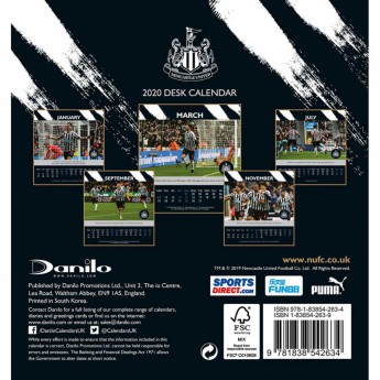 Newcastle United kalendarz 2020