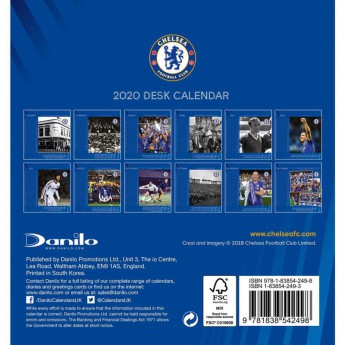 Chelsea kalendarz 2020