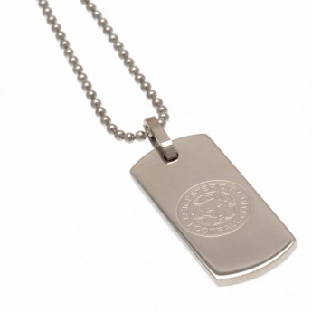 Leicester City naszyjnik z zawieszką Dog-Tag & Chain