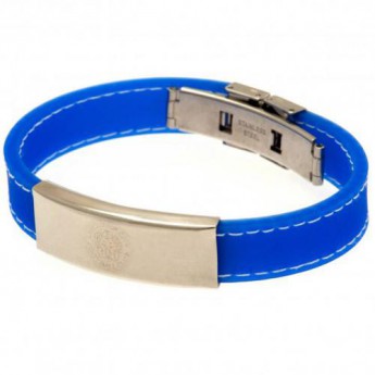 Leicester City opaska silikonowa Stitched Silicone Bracelet BL