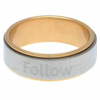FC Rangers pierścionek Bi Colour Spinner Ring Medium