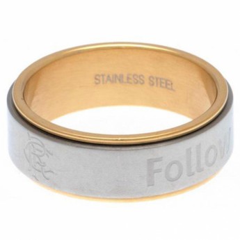 FC Rangers pierścionek Bi Colour Spinner Ring Medium