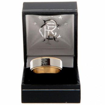 FC Rangers pierścionek Bi Colour Spinner Ring Medium
